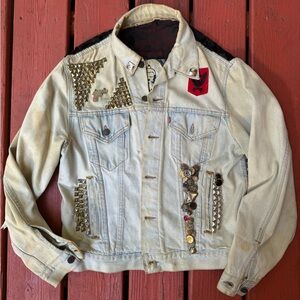 Levi’s custom adorned & studded jacket